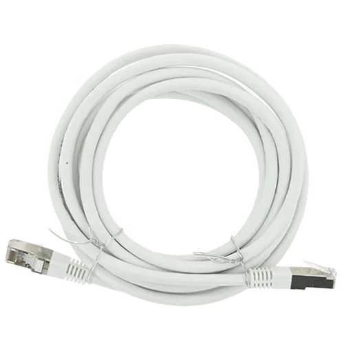 Cordon RJ45 Catégorie 6 F/UTP 5m Blanc - Haute Performance Réseau