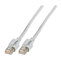 Cordon Réseau RJ45 Catégorie 6 S/FTP Droit 2m Gris - Haute Performance - 3