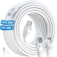 Câble Réseau RJ45 Catégorie 6 F/UTP 10m - Noir Étanche - 3