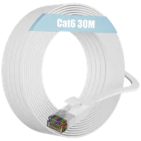 Câble Réseau RJ45 Catégorie 6 FTP 30cm Blanc