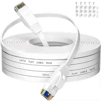 Câble Réseau RJ45 Catégorie 6 FTP 30cm Blanc - 2