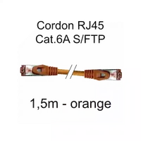 Câble Réseau RJ45 Catégorie 6 FTP 30cm Blanc - 3