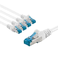 Câble Réseau RJ45 Catégorie 6A SSTP/S-FTP Droit 3m Blanc - 3