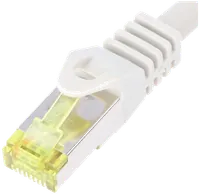 Cordon Réseau RJ45 Catégorie 6A S/FTP LSZH 10m Gris - 4