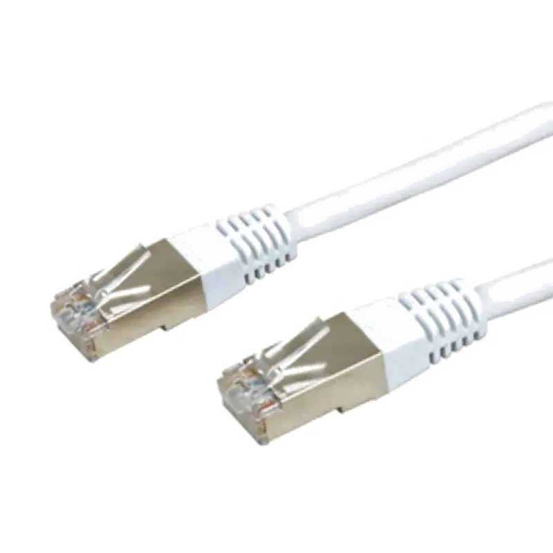 Câble Réseau RJ45 Catégorie 6A SSTP/S-FTP Droit 15m Blanc
