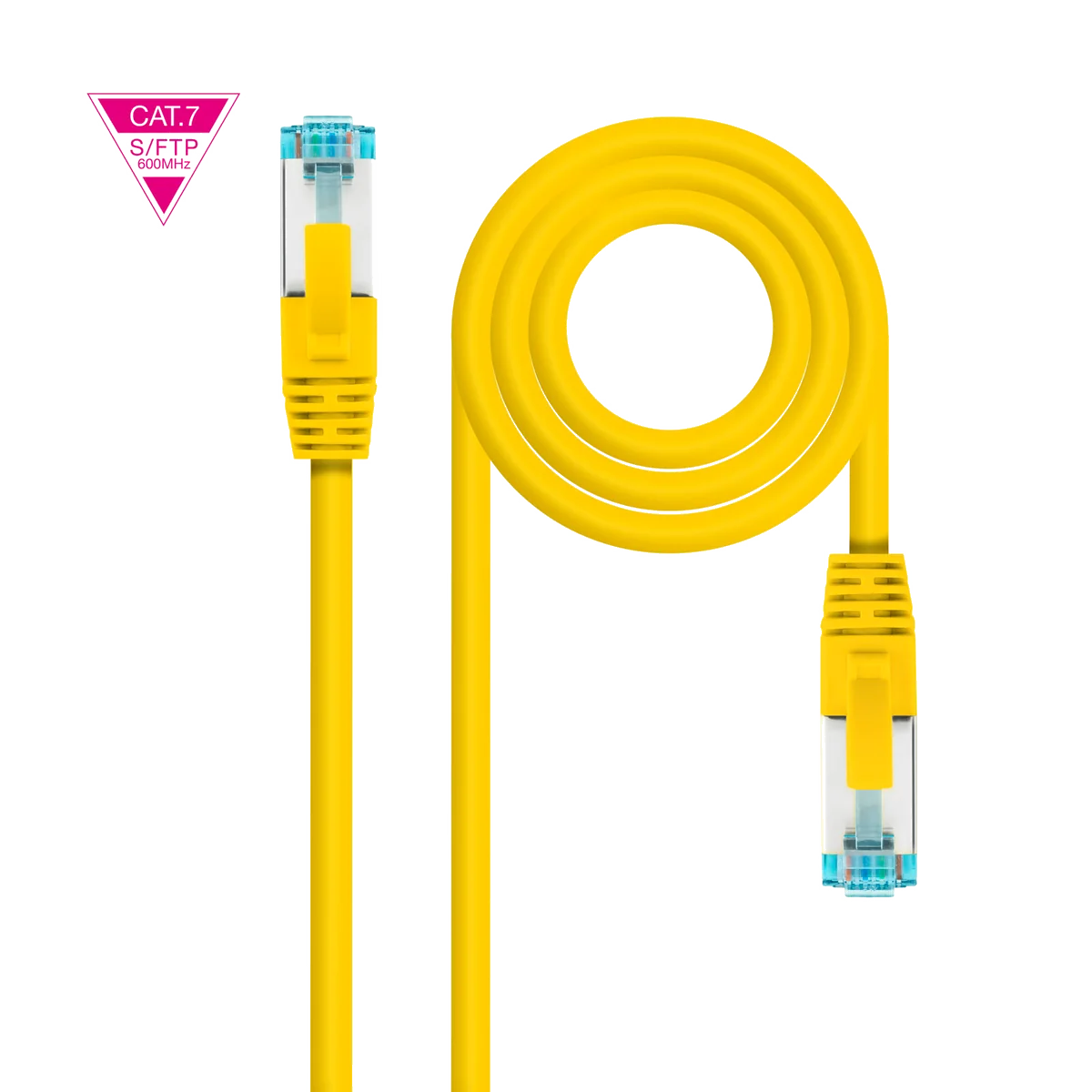 Nanocable 10.20.1701-Y câble de réseau Jaune 1 m Cat7 SF/UTP (S-FTP)