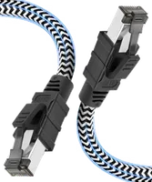 Câble Réseau RJ45 Catégorie 8 SSTP/S-FTP 3m Noir - Haute Performance 40Gbps - 2