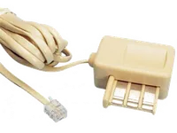 Câble Téléphonique Goobay RJ11 vers RJ45 - 3m - Blanc