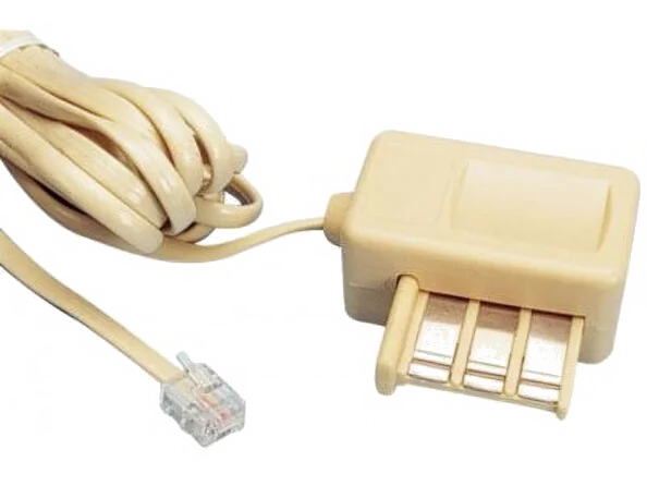 Câble Téléphonique Goobay RJ11 vers RJ45 - 3m - Blanc