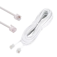 Câble Téléphonique Goobay RJ11 vers RJ45 - 3m - Blanc - 4