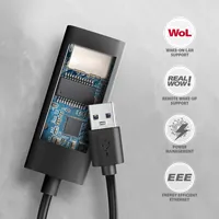 Axagon ADE-AR USB-A 3.2 Gen 1 - Gigabit Ethernet 10/100/1000 Adapter - Adapter - Digital/Daten 1000 Mbit/s - 5