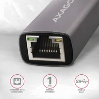 Axagon ADE-TRC carte réseau Ethernet 1000 Mbit/s - 2