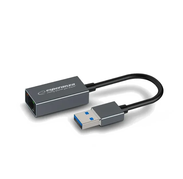 Adaptateur Réseau USB-C vers RJ45 Gigabit Ethernet Esperanza ENA102
