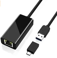 Adaptateur USB 3.0 vers RJ45 Gigabit Ethernet - Connectivité Réseau Haute Vitesse - 2