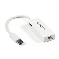 Adaptateur USB 3.0 vers Ethernet Gigabit RJ45 - Blanc - 2