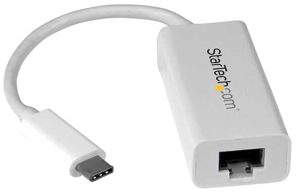 Adaptateur Réseau USB-C vers RJ45 Gigabit Blanc