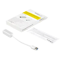 StarTech.com Adaptateur réseau USB 3.0 vers Gigabit Ethernet - Argent - 4