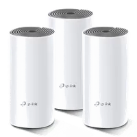 TP-Link Deco E4 (3-pack) Bi-bande (2,4 GHz / 5 GHz) Wi-Fi 5 (802.11ac) Blanc, Gris 2 Interne - 2