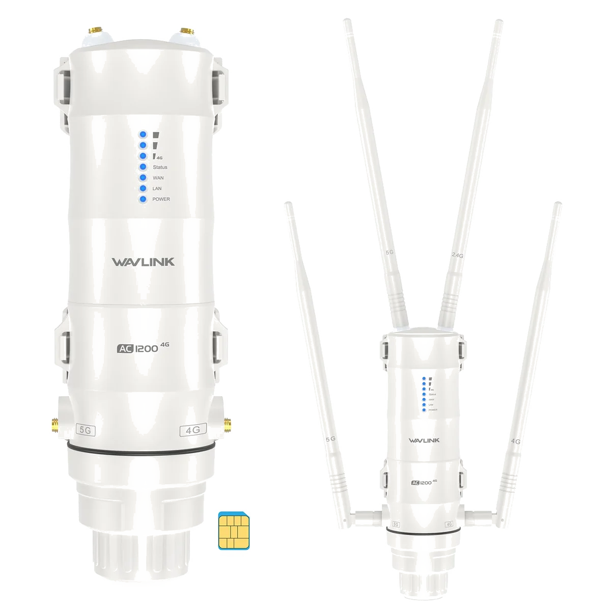 Routeur 4G LTE-A AC1200 Double Bande avec Antennes Externes Évolutives