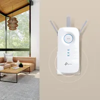 TP-Link RE550 prolongateur réseau Émetteur et récepteur réseau Blanc 10, 100, 1000 Mbit/s - 2