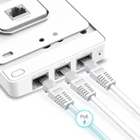 TP-Link Omada EAP235-Wall 1167 Mbit/s Blanc Connexion Ethernet, supportant l'alimentation via ce port (PoE) - 2