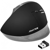 Souris Ergonomique Verticale Sans Fil Advance Vertical+ RF Noir 2400 DPI - 3