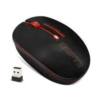 Souris sans fil Advance Drift 2 - Rouge, 1600 DPI - 1