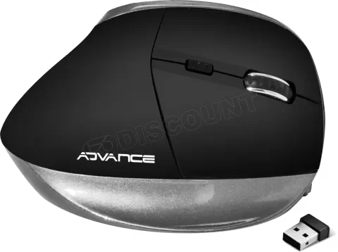 Souris sans fil ergonomique Advance Vertical Plus - Noir