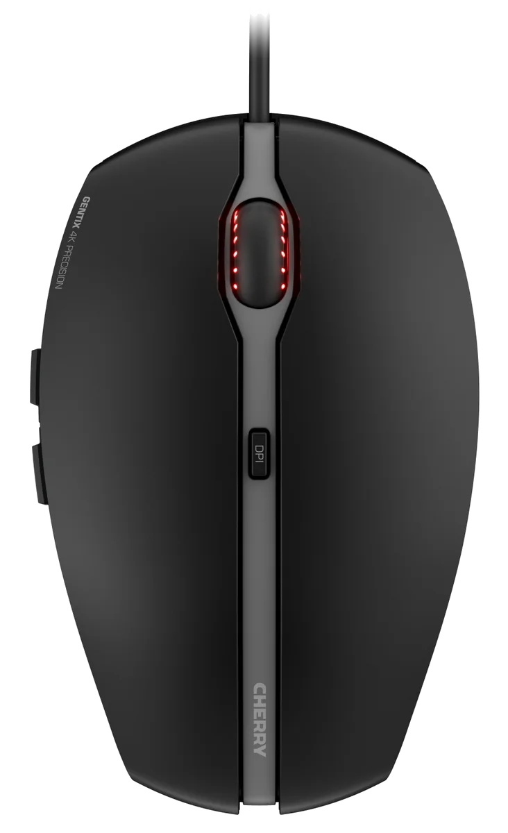 CHERRY GENTIX 4K Souris filaire, noir, USB