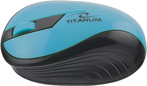 Souris Sans Fil Esperanza Titanum Rainbow 3D TM114 - Noir/Bleu