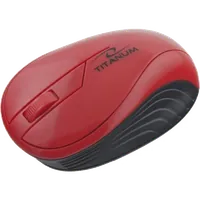 Souris Optique Sans Fil Esperanza Titanum - 1000 DPI - Droitier - Noir/Rouge - 2