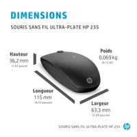 HP Souris sans fil ultra-plate 235 - 4