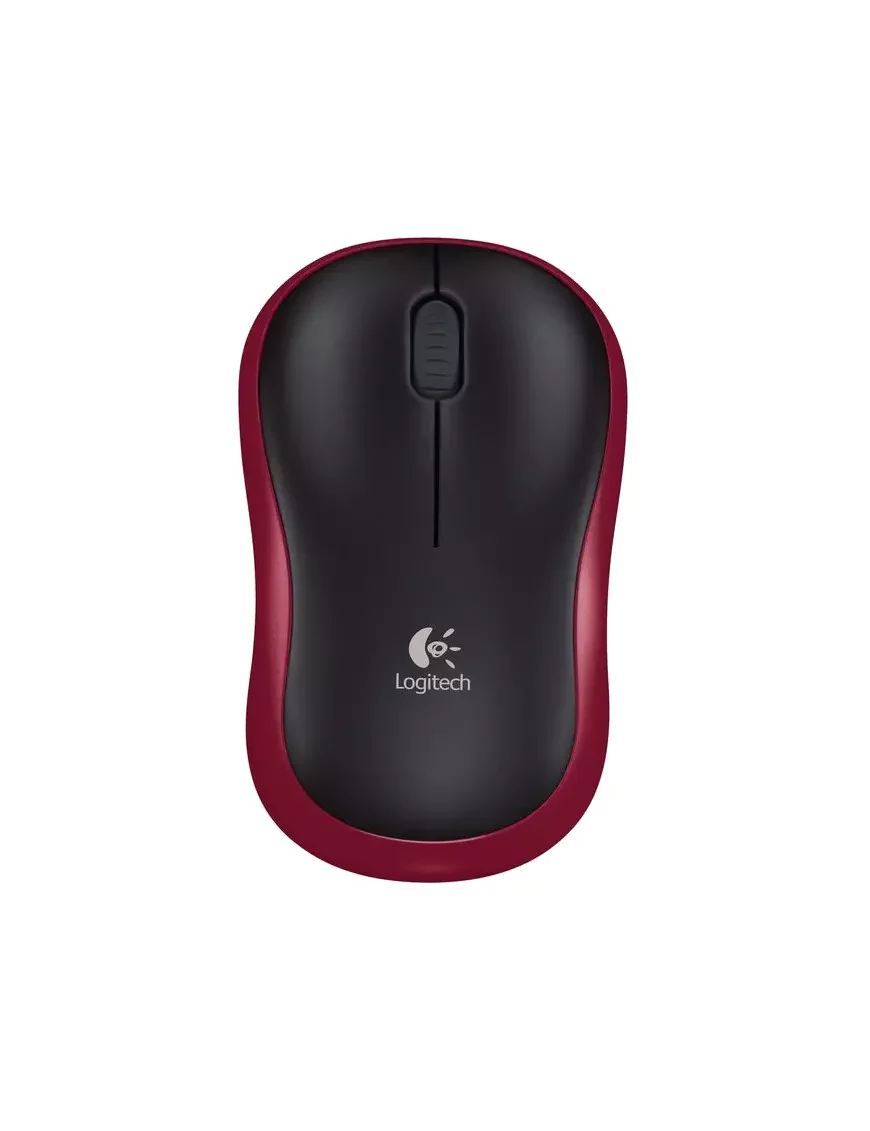 Souris sans fil Logitech M185 Rouge - Fiable et Prête à l'emploi