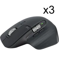 Souris sans fil Logitech MX Master 3S Graphite - Ergonomique, Silencieuse, 8K DPI - 1