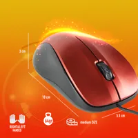 NGS CREW - Souris Optique Filaire Ambidextre 1200 DPI - 7