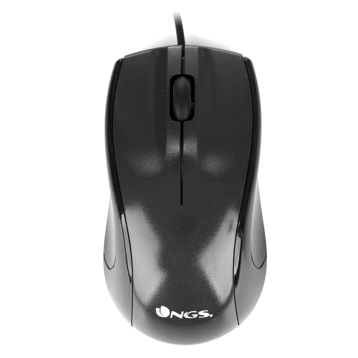 NGS Black Mist souris Bureau Droitier USB Type-A Optique 800 DPI