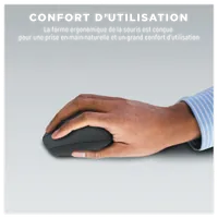 Souris Ergonomique Verticale Filaire T'nB Ergo Line pour Droitier - Noir - 3