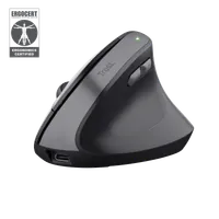 Trust Bayo II - Souris ergonomique sans fil pour droitier