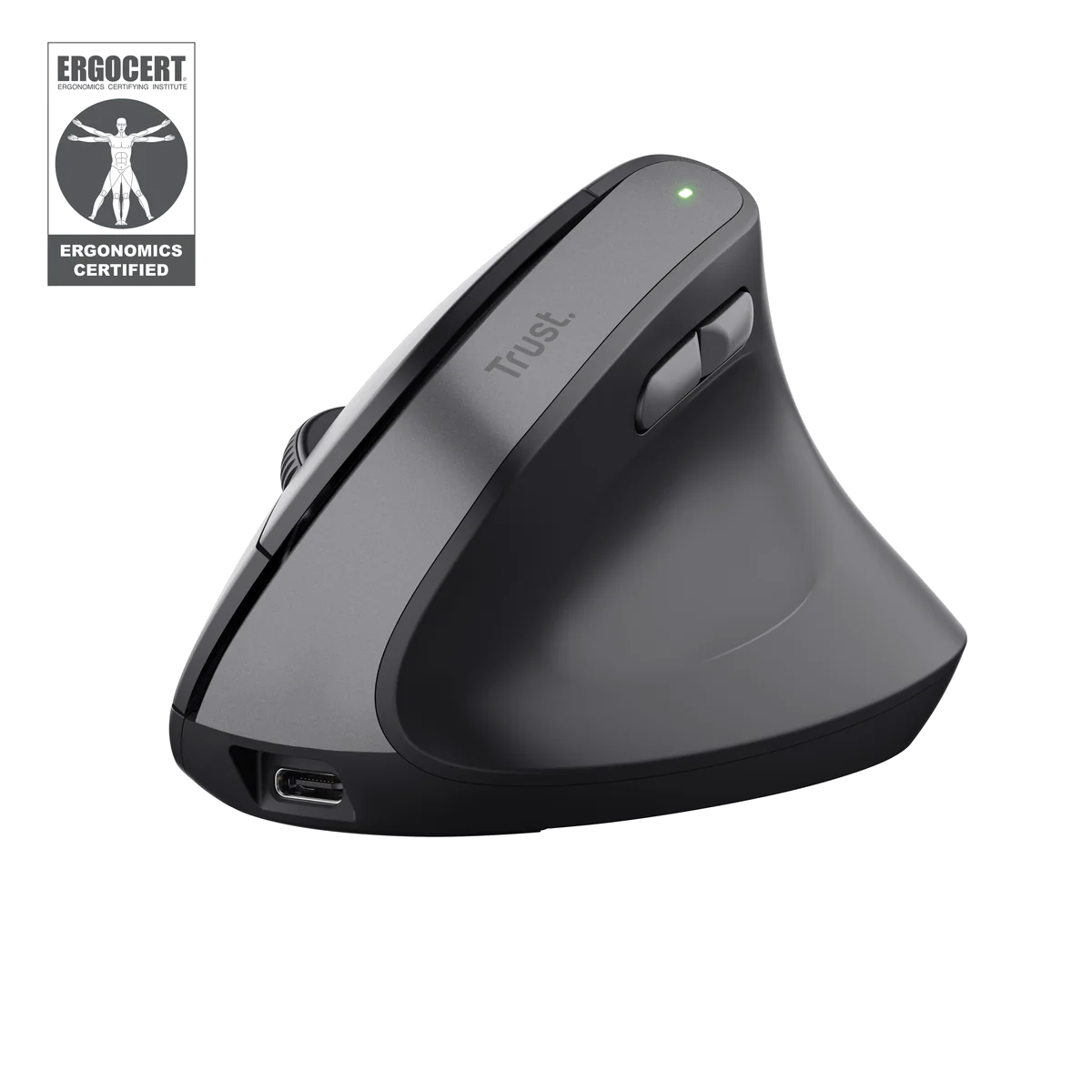 Trust Bayo II - Souris ergonomique sans fil pour droitier