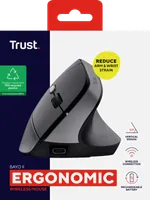 Trust Bayo II - Souris ergonomique sans fil pour droitier - 10