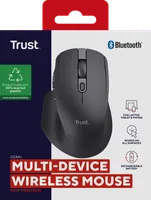 Trust Ozaa+ souris Bureau Droitier RF sans fil + Bluetooth Optique 3200 DPI - 8
