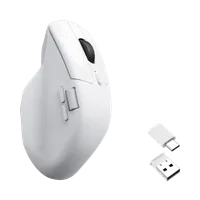 Souris Filaire WE Ambidextre USB 1200 DPI Blanc Métallique - 2