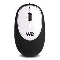 Souris Filaire WE Métallique Bordeaux 1200 DPI USB - 3