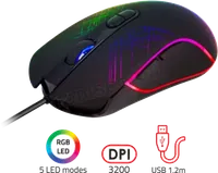 Souris Gamer Filaire Advance GTA 230 RGB - Noir - 2