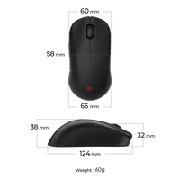 ZOWIE U2 souris Gaming Ambidextre RF sans fil Optique 3200 DPI - 3