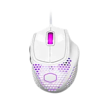 Souris Gamer Filaire Cooler Master MM720 RGB Blanc Brillant - Ultra-légère et Précise - 1