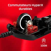 HyperX Pulsefire Haste 2 - Souris gaming (noir) - 3
