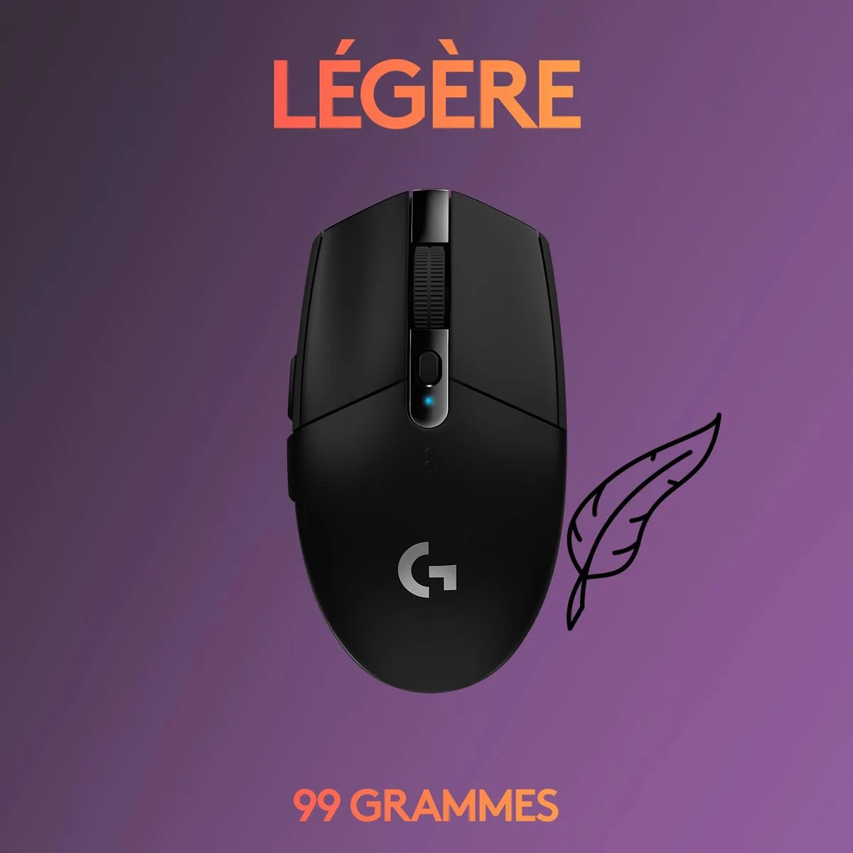 Souris Gaming Sans Fil Logitech G305 Lightspeed - Haute Performance