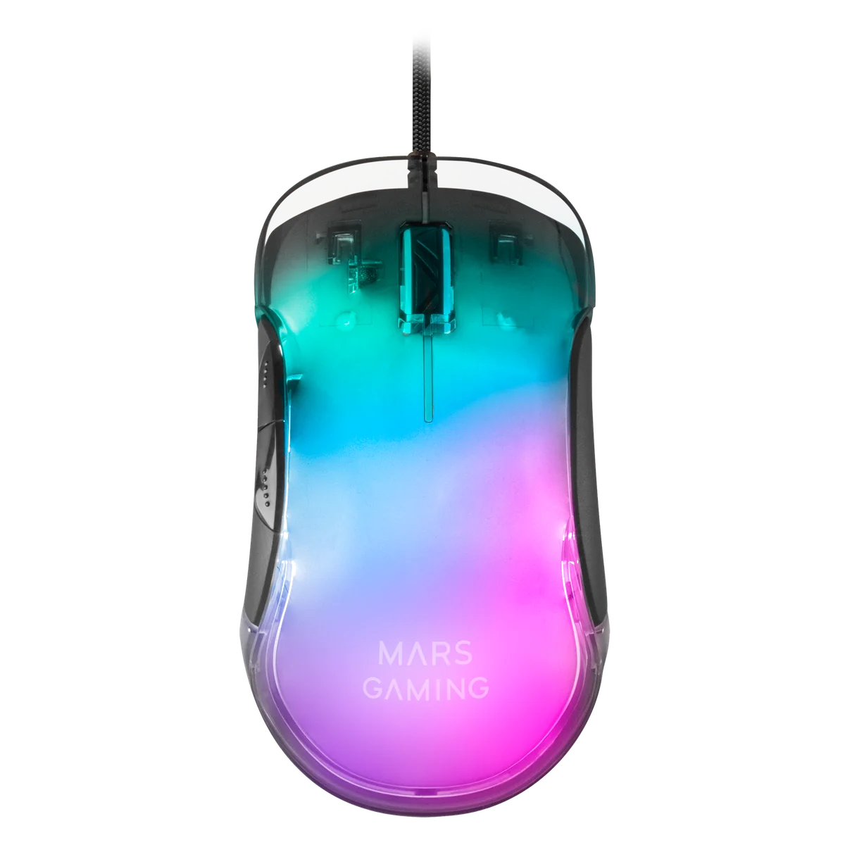 Mars Gaming MMGLOW - Souris Gaming Ultralégère 12800 DPI