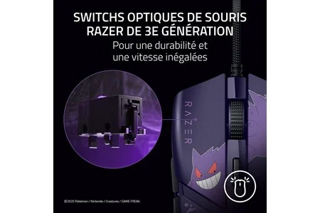 Souris Gaming Razer Cobra Pokémon Gengar Edition Filaire RGB